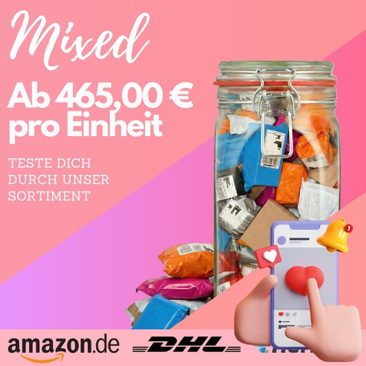 "Mixed" Kartons und Paletten – der perfekte Einstieg in unser Sortiment