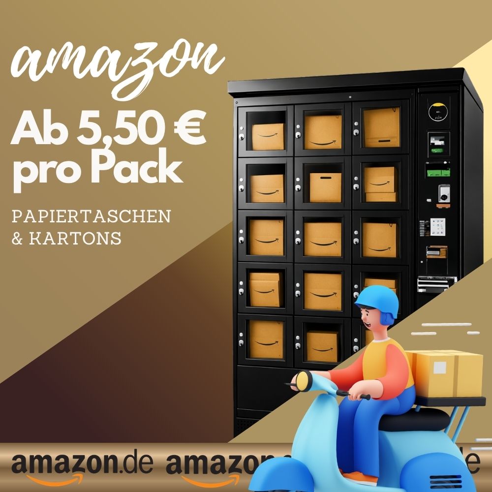 Secret Packs "amazon" – versiegelte Kartons und Papiertaschen