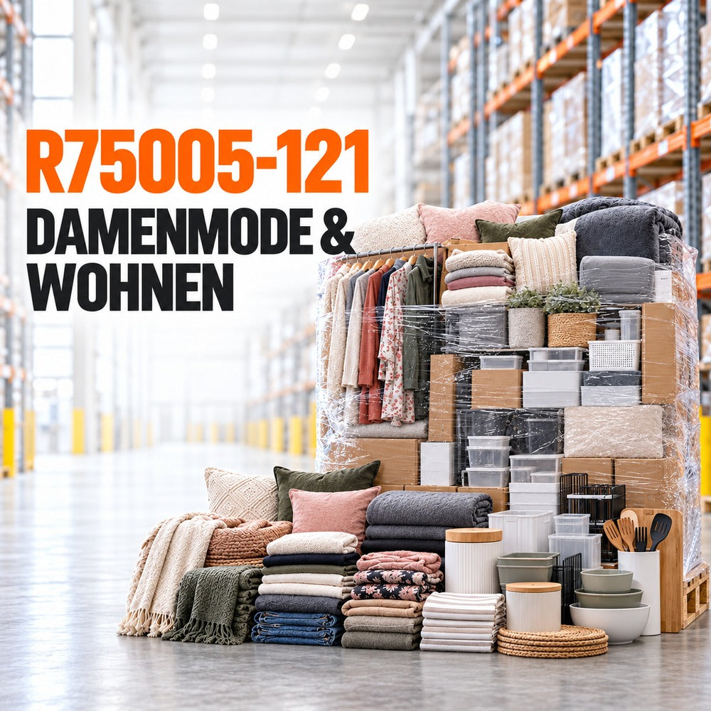 Neuwarenpalette R75005-121 – Damenmode & Wohnen
