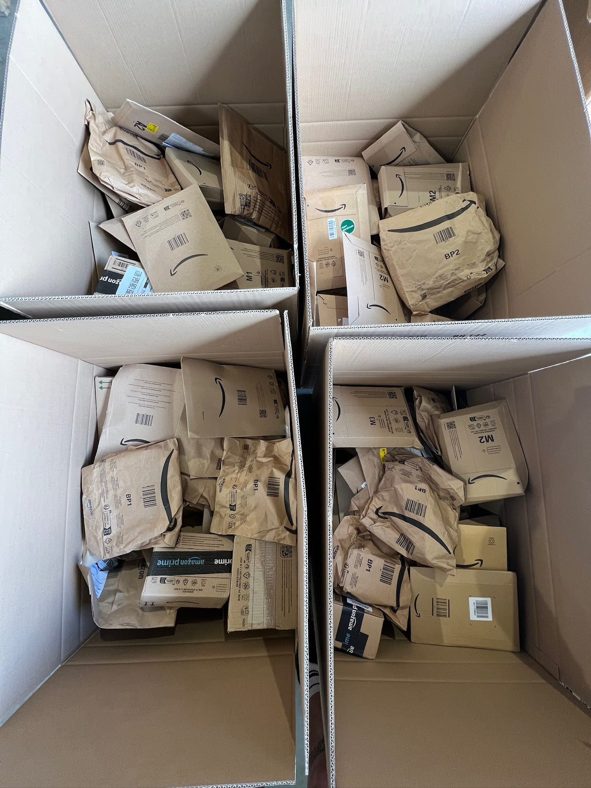 Versiegelte Amazon Kartons/Umschläge - Mengenabnahme - ab 50 Stk.